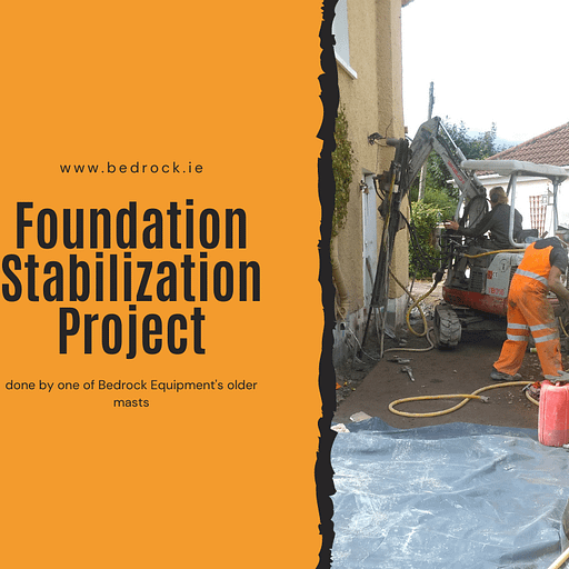 Foundation stabilisation project in Cork.
