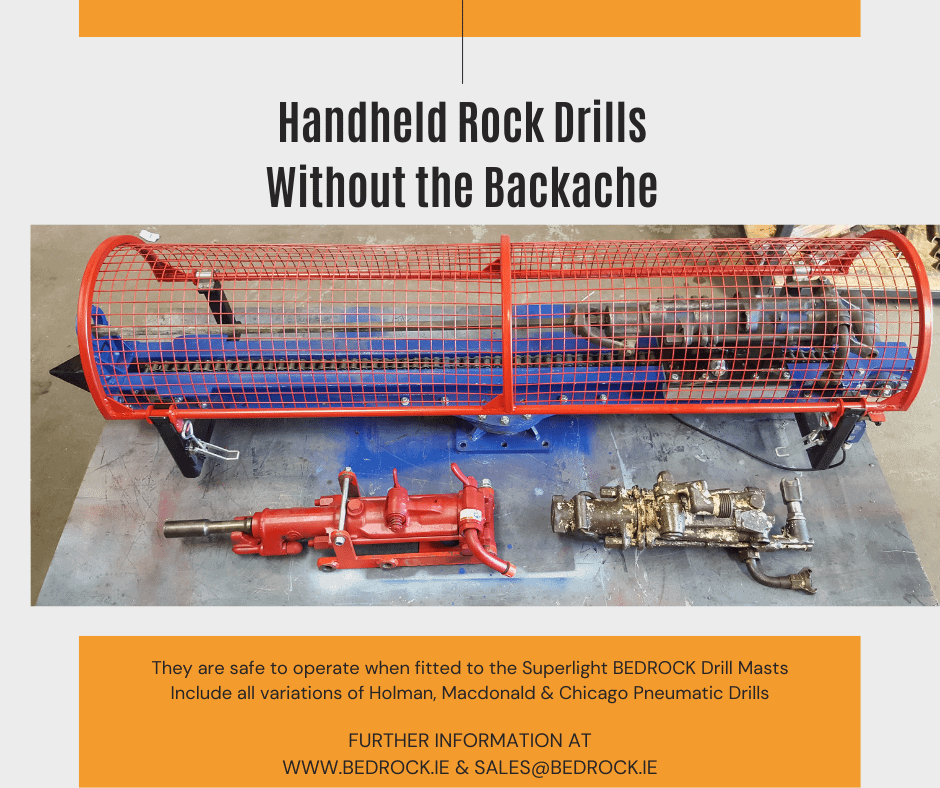 Handheld Rock Drills Bedrock.ie Geotechnical Equipment Cork, Ireland